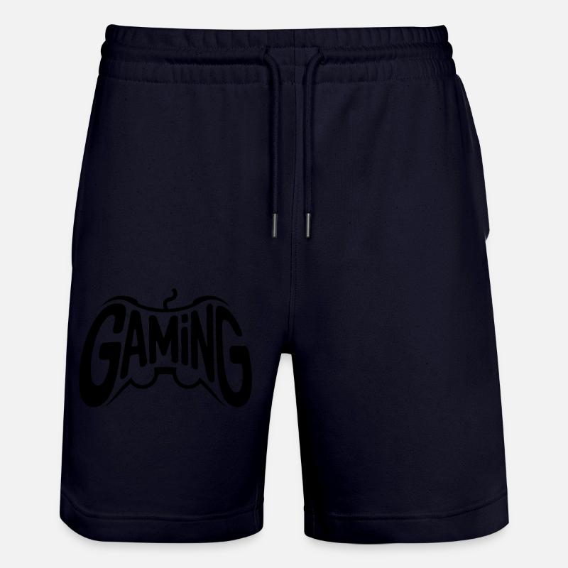 Gaming - Cooles Controller-Logo - Stanley/Stella Unisex Bio Joggingshorts Trainer  - Dark navy