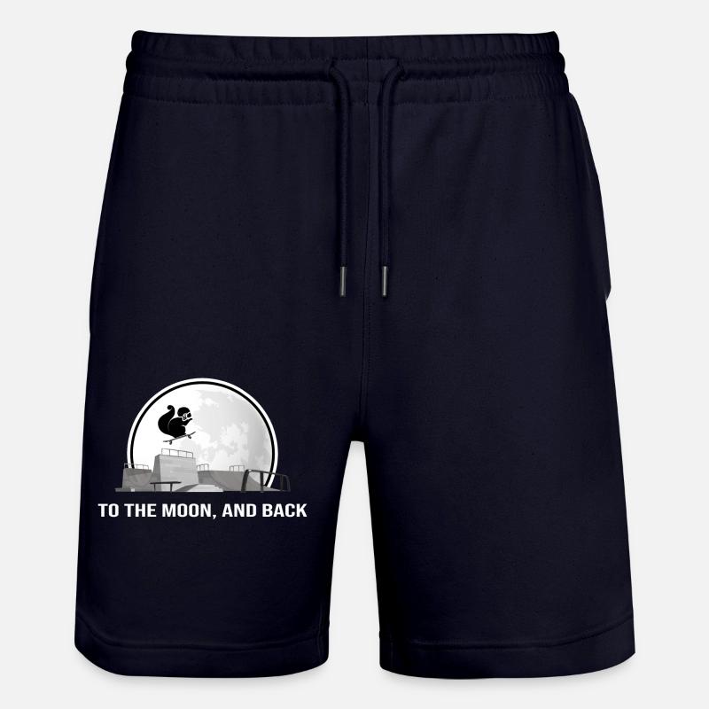 skateboard sk8 skater halfpipe - Short de jogging bio TRAINER Stanley/Stella unisexe - marine foncé