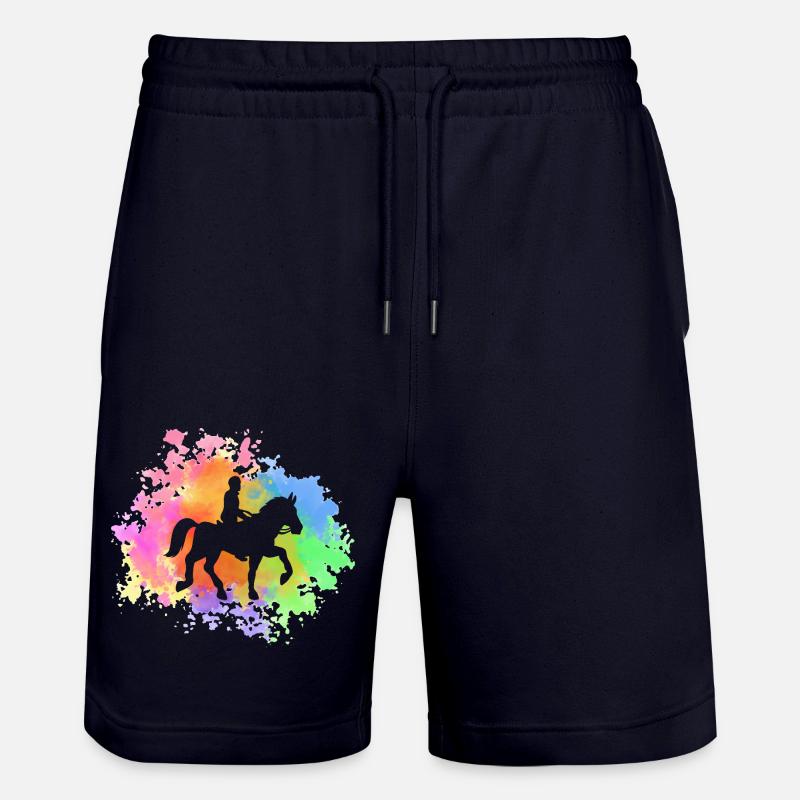 Cheval - Short de jogging bio TRAINER Stanley/Stella unisexe - marine foncé