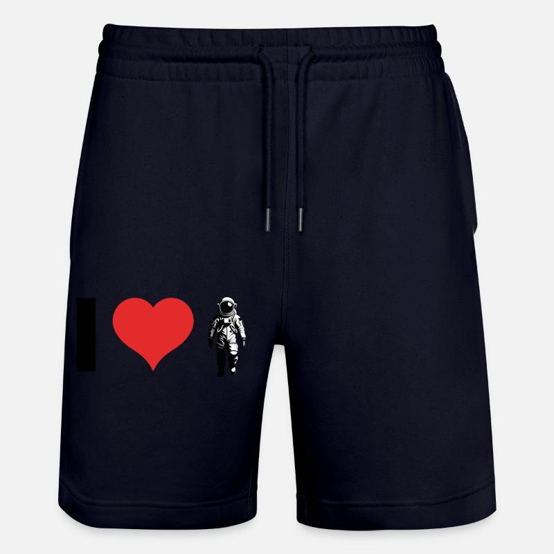 J’adore les astronautes - Short de jogging bio TRAINER Stanley/Stella unisexe - marine foncé