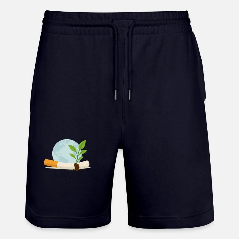 Pour un monde sans tabac - Short de jogging bio TRAINER Stanley/Stella unisexe - marine foncé