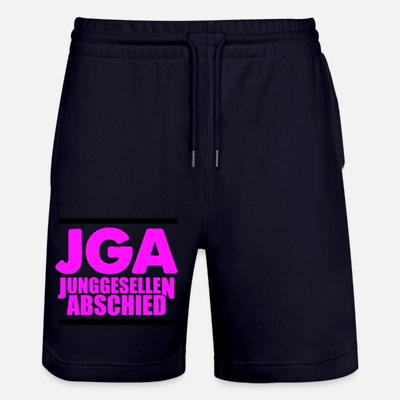 Enterrement de vie de garçon - Short de jogging bio TRAINER Stanley/Stella unisexe - marine foncé