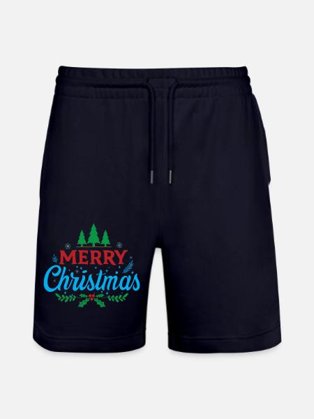Joyeux Noël - Short de jogging bio TRAINER Stanley/Stella unisexe - marine foncé