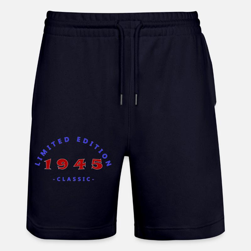 1945, édition limitée - Short de jogging bio TRAINER Stanley/Stella unisexe - marine foncé