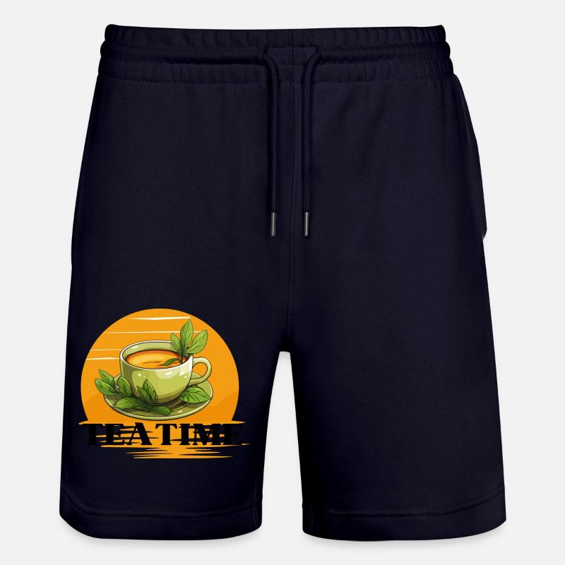 Tea Time ! - Short de jogging bio TRAINER Stanley/Stella unisexe - marine foncé