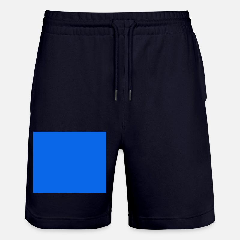 Couleur Bleu Rectangle - Short de jogging bio TRAINER Stanley/Stella unisexe - marine foncé