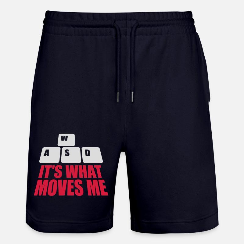 c’est ce qui m’émeut - Short de jogging bio TRAINER Stanley/Stella unisexe - marine foncé