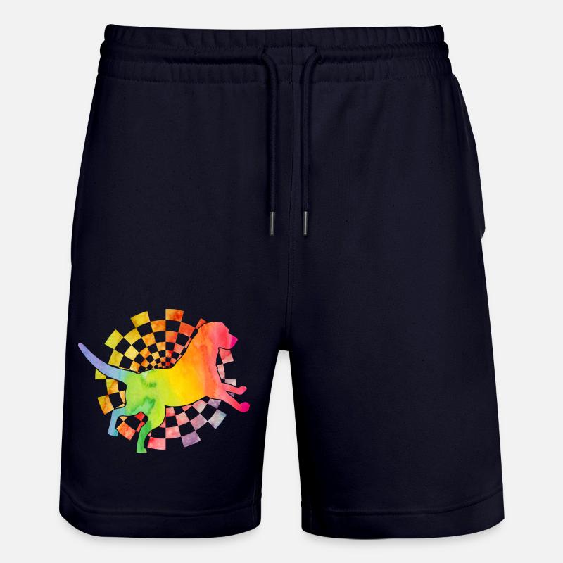 Labrador Rétro - Short de jogging bio TRAINER Stanley/Stella unisexe - marine foncé