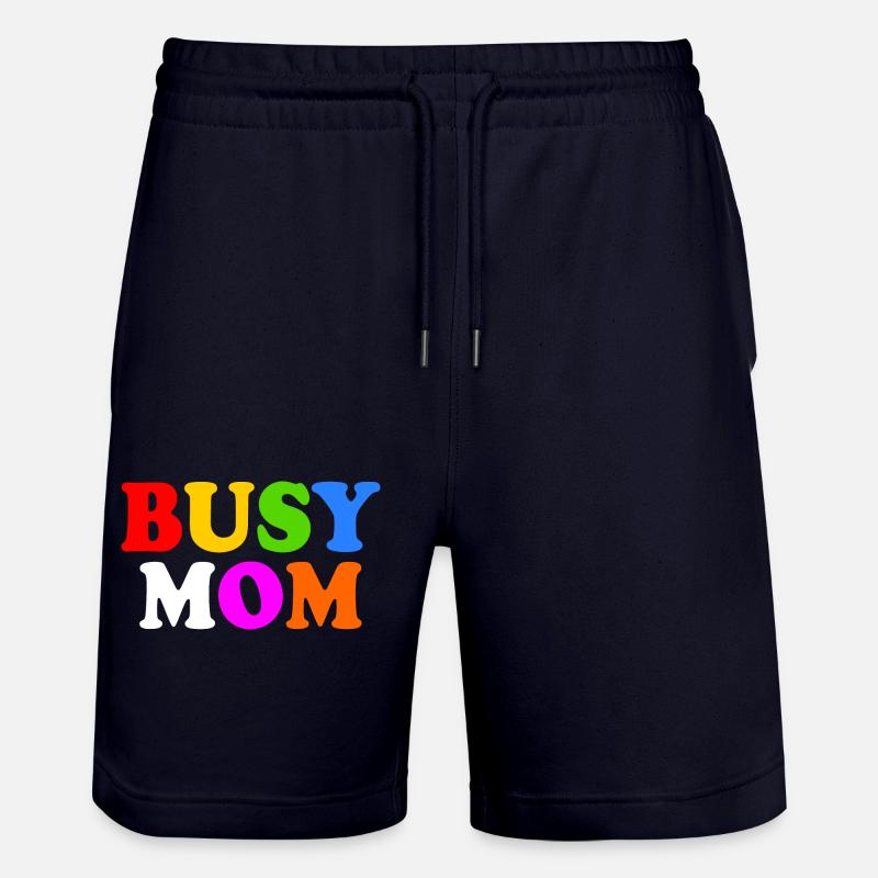Busy mom - Short de jogging bio TRAINER Stanley/Stella unisexe - marine foncé