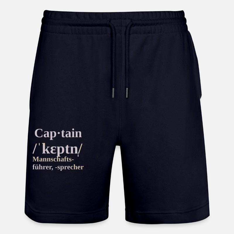 Capitaine - Short de jogging bio TRAINER Stanley/Stella unisexe - marine foncé