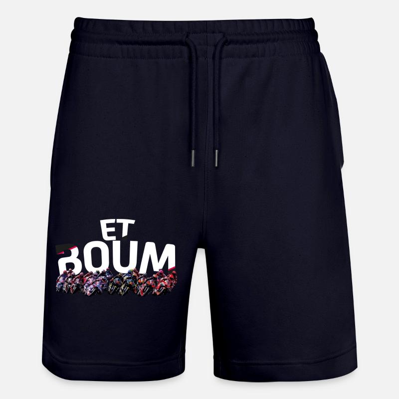 ET BOUM  - Short de jogging bio TRAINER Stanley/Stella unisexe - marine foncé