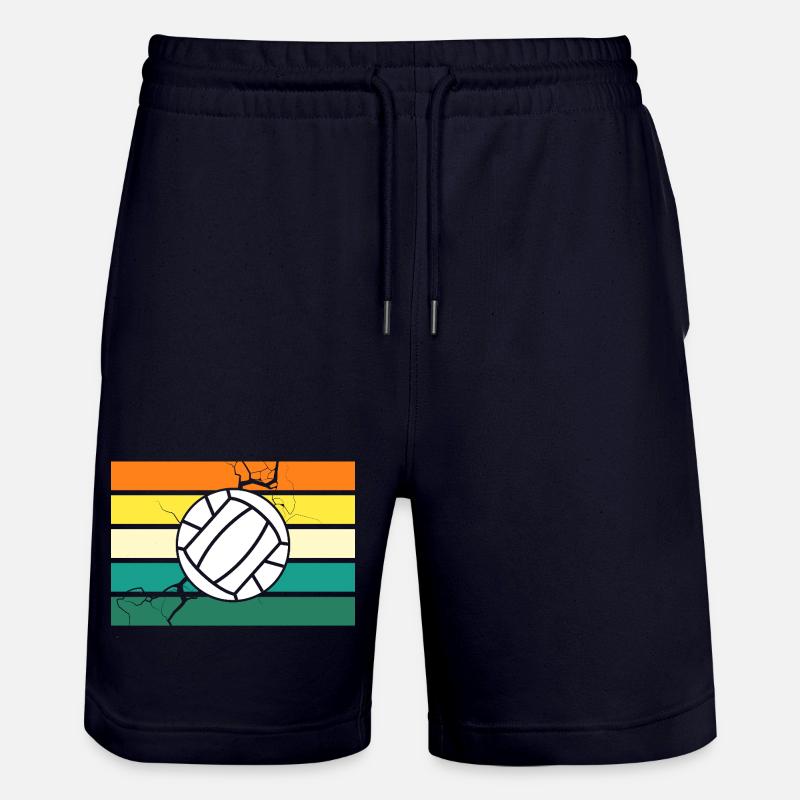 Joueurs de handball Handball - Short de jogging bio TRAINER Stanley/Stella unisexe - marine foncé