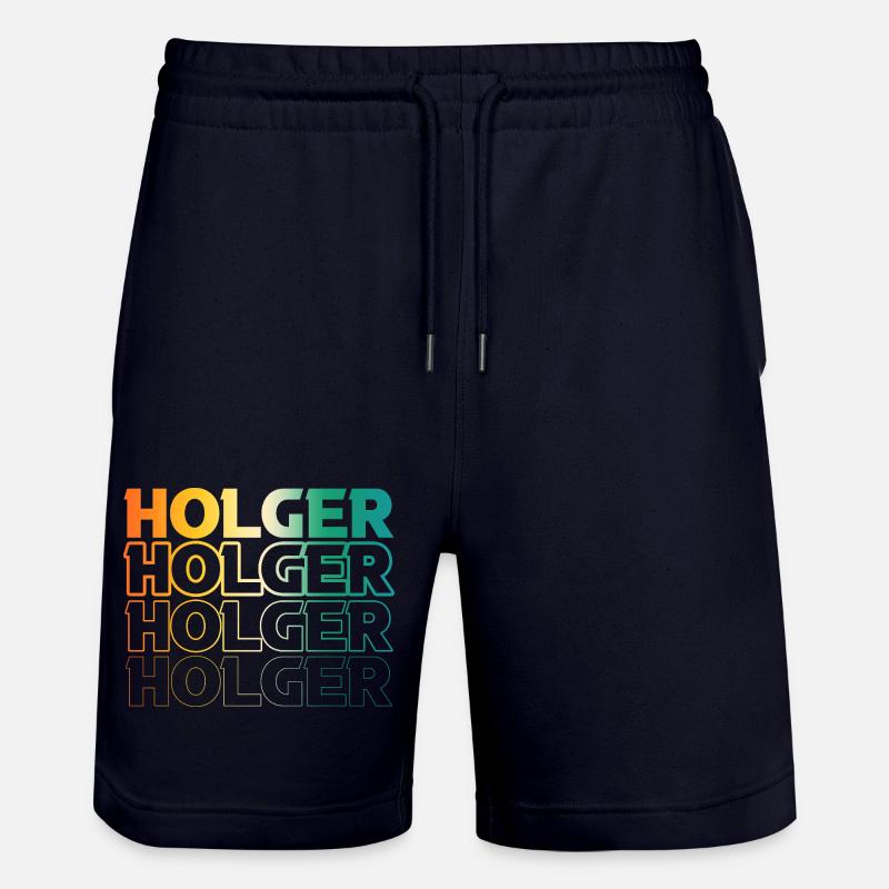 Holger - Stanley/Stella Trainer Unisex Organic Jogging Shorts - dark navy