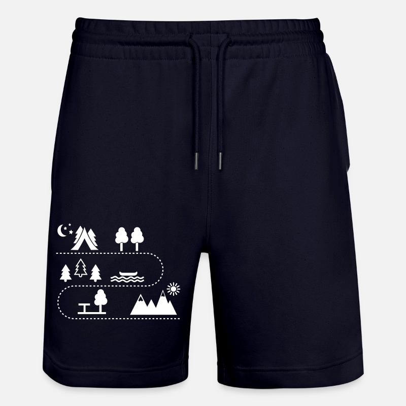 Le camping - Short de jogging bio TRAINER Stanley/Stella unisexe - marine foncé