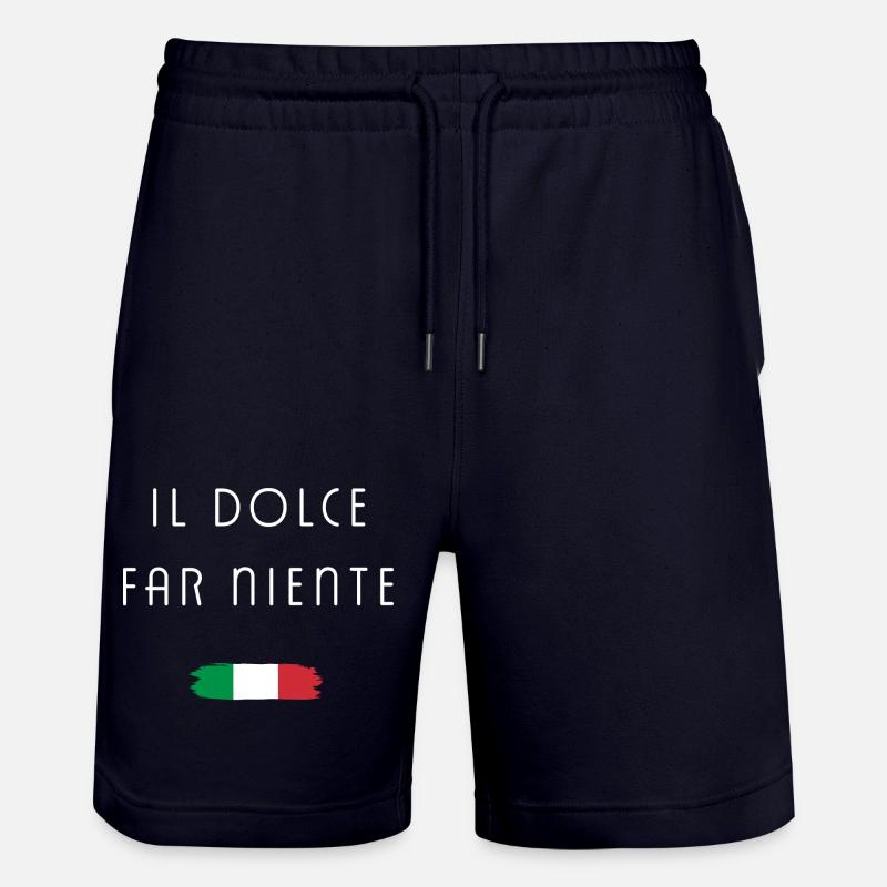 Il dolce far niente - Stanley/Stella Trainer Unisex Organic Jogging Shorts - dark navy