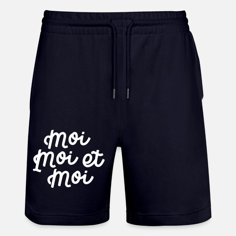 Moi moi et moi - Short de jogging bio TRAINER Stanley/Stella unisexe - marine foncé