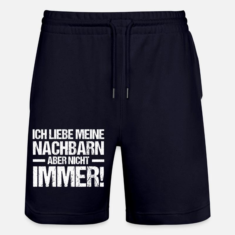 Quartier Meilleur voisin - Short de jogging bio TRAINER Stanley/Stella unisexe - marine foncé
