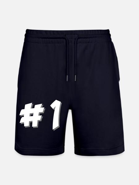 Nummer eins - Stanley/Stella Unisex Bio Joggingshorts Trainer  - Dark navy