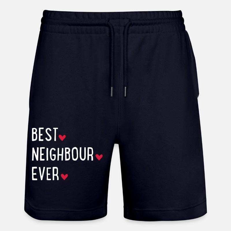 best neighbour ever - Short de jogging bio TRAINER Stanley/Stella unisexe - marine foncé