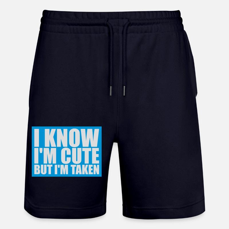 citation mignonne mais prise - Short de jogging bio TRAINER Stanley/Stella unisexe - marine foncé