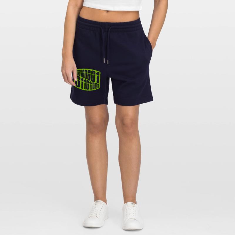 Binary Code Program Language Stanley/Stella Trainer Unisex Organic Jogging Shorts