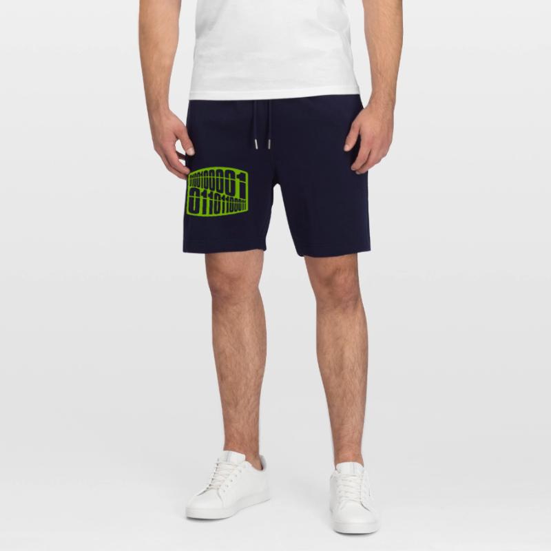 Binary Code Program Language Stanley/Stella Trainer Unisex Organic Jogging Shorts
