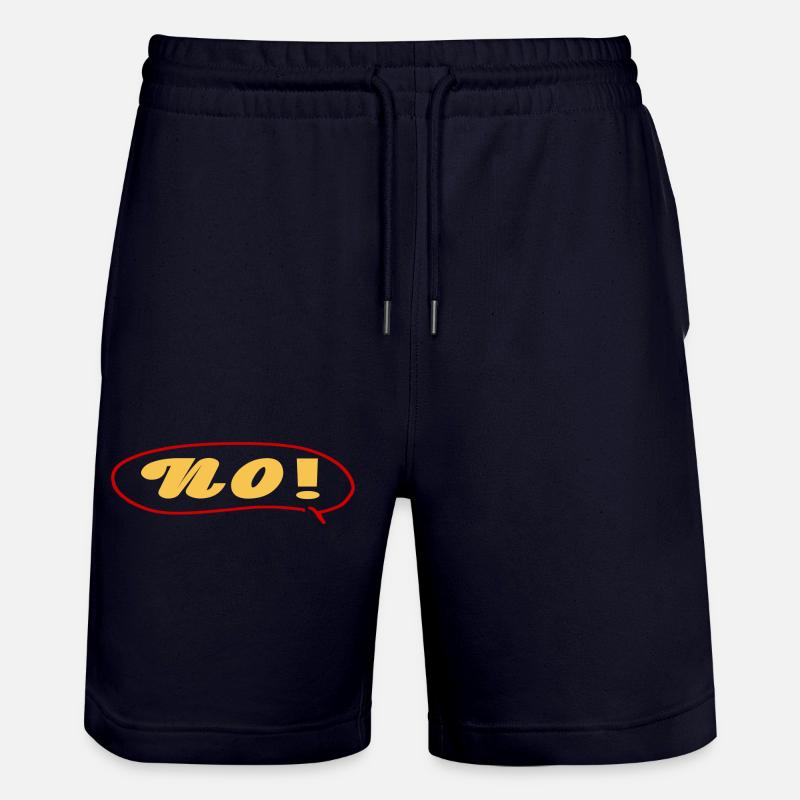 Non avec bulle de dialogue - Short de jogging bio TRAINER Stanley/Stella unisexe - marine foncé