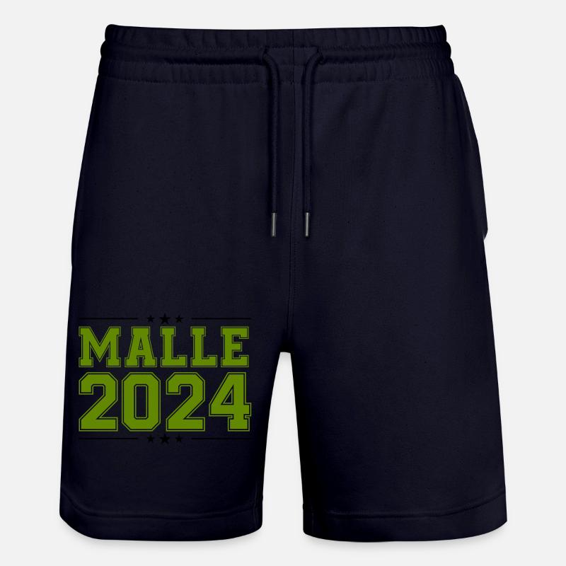 Malle 2024 Étoile - Short de jogging bio TRAINER Stanley/Stella unisexe - marine foncé