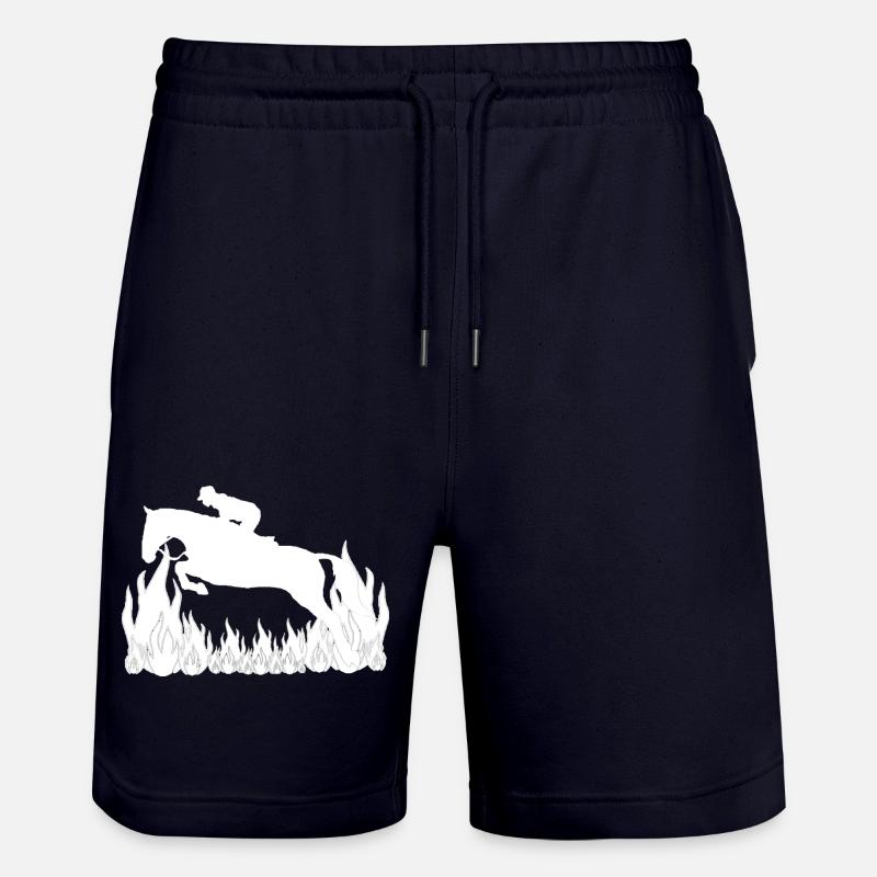 Cheval - Short de jogging bio TRAINER Stanley/Stella unisexe - marine foncé