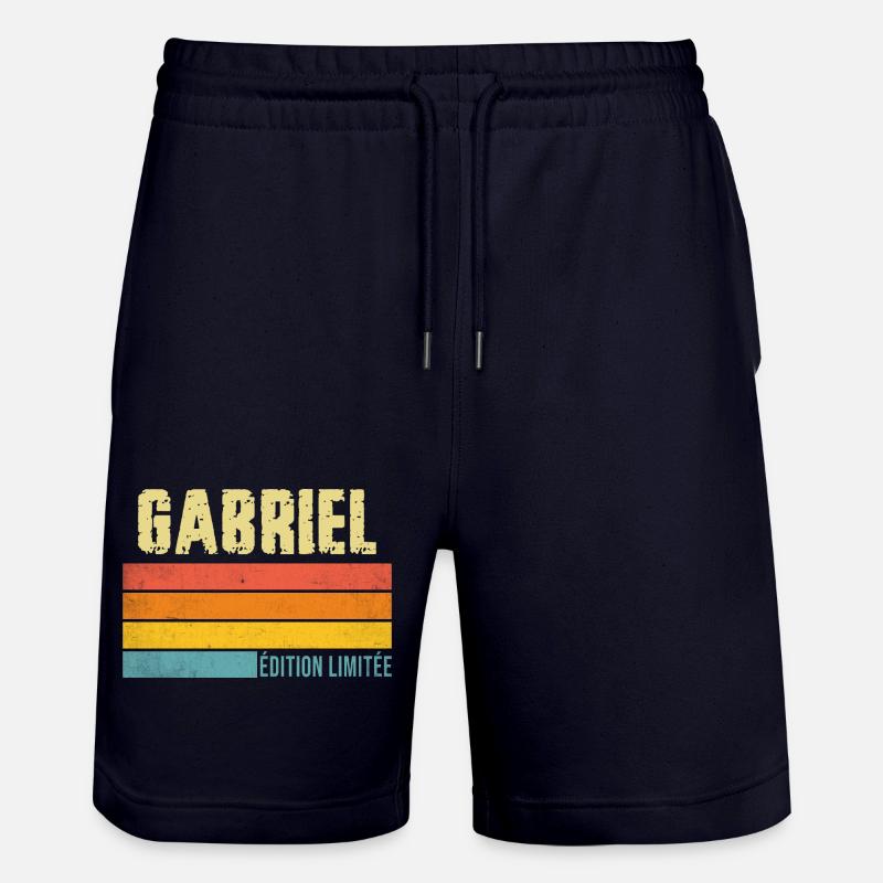 Gabriel édition limitée - Short de jogging bio TRAINER Stanley/Stella unisexe - marine foncé