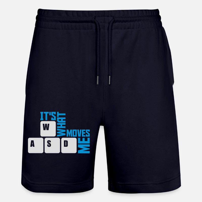 c’est ce qui m’émeut - Short de jogging bio TRAINER Stanley/Stella unisexe - marine foncé