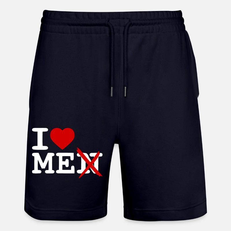I love me - Short de jogging bio TRAINER Stanley/Stella unisexe - marine foncé