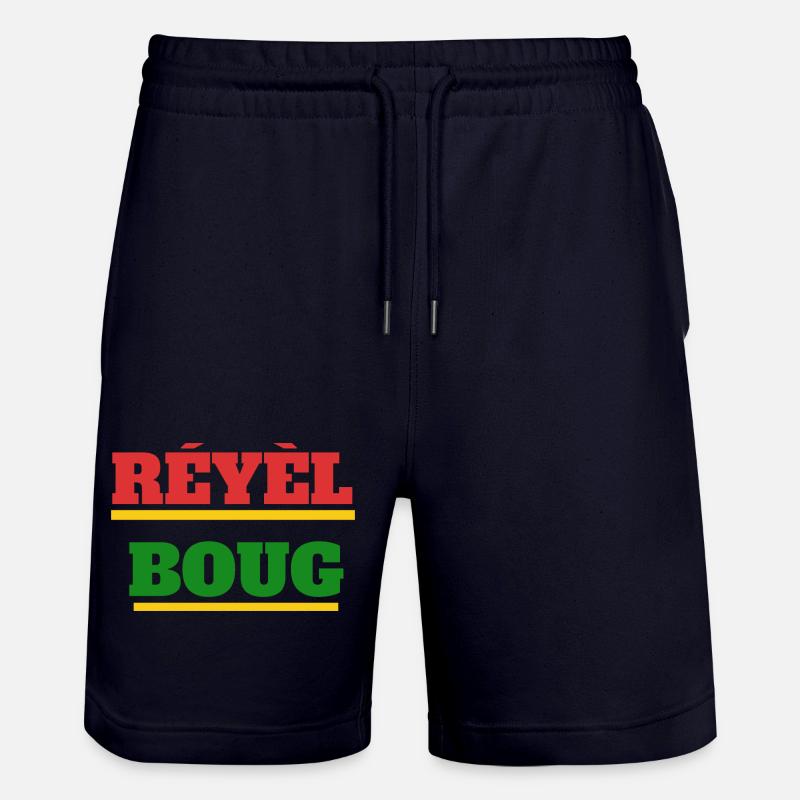 Réyèl Boug - Short de jogging bio TRAINER Stanley/Stella unisexe - marine foncé