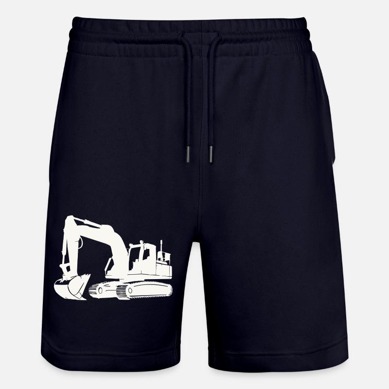 Excavatrice - Short de jogging bio TRAINER Stanley/Stella unisexe - marine foncé