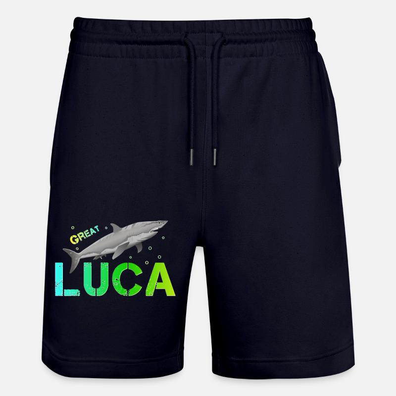 Luca Nom Luca - Short de jogging bio TRAINER Stanley/Stella unisexe - marine foncé