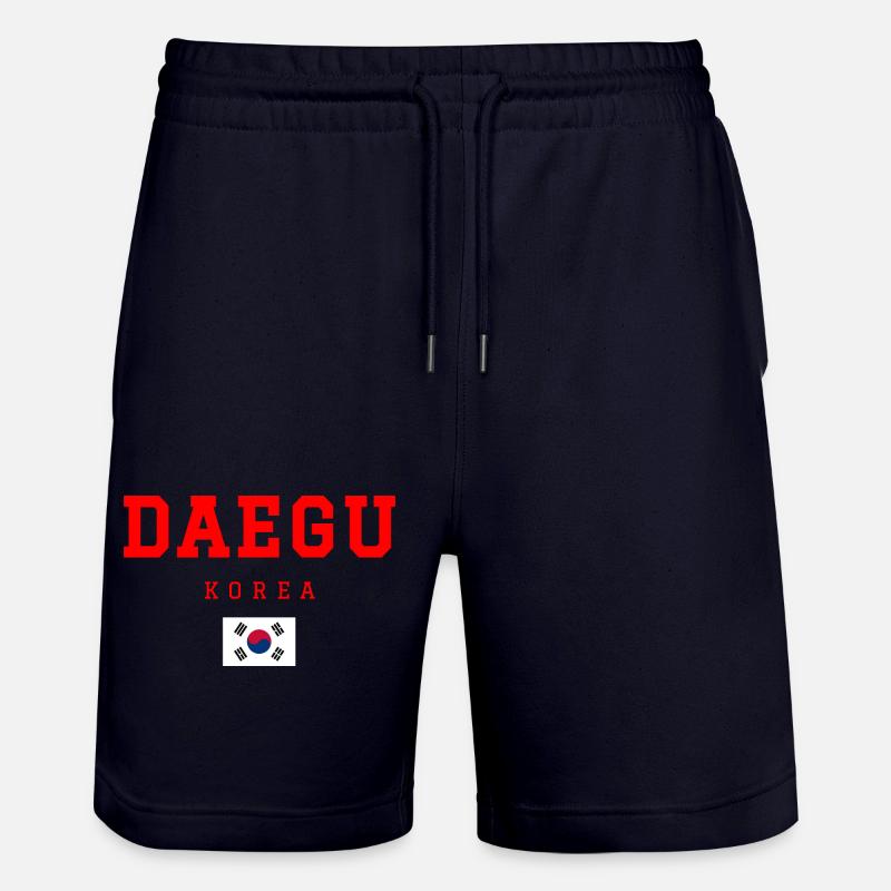 Daegu Corée - Short de jogging bio TRAINER Stanley/Stella unisexe - marine foncé