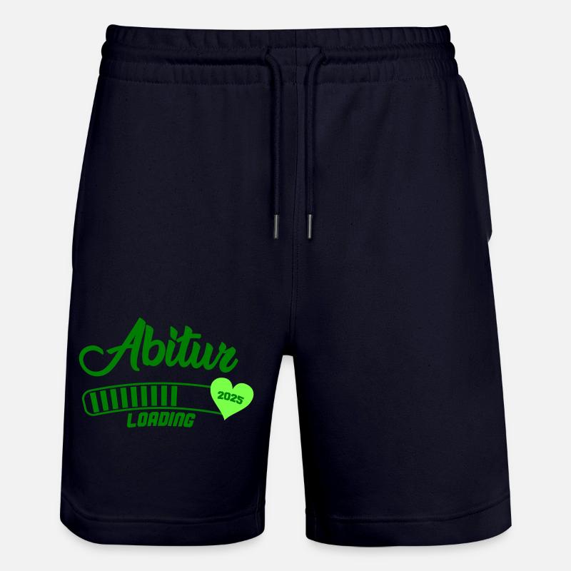 Abitur Loading 2025 - Stanley/Stella Unisex Bio Joggingshorts Trainer  - Dark navy
