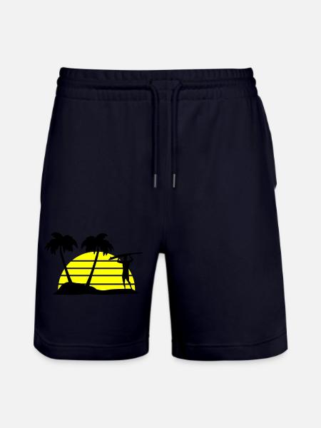 surfing - Stanley/Stella Unisex Bio Joggingshorts Trainer - Dark navy