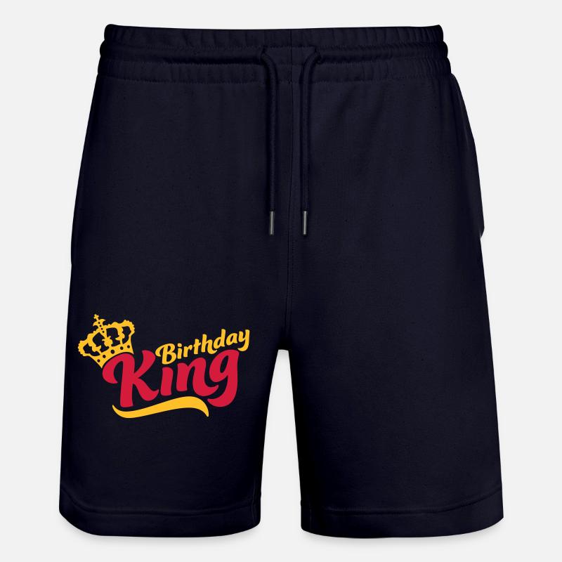 Dire Anniversaire King Crown - Short de jogging bio TRAINER Stanley/Stella unisexe - marine foncé