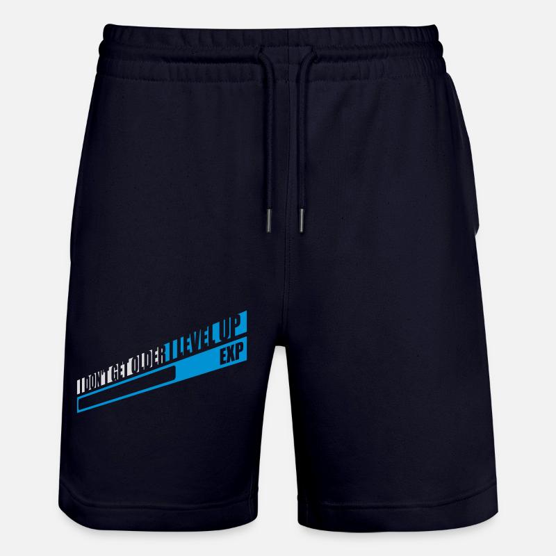 get older level up - Stanley/Stella Unisex Bio Joggingshorts Trainer  - Dark navy