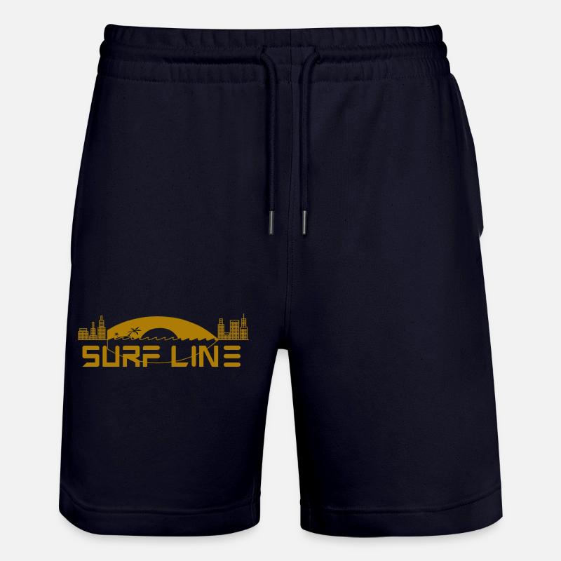 Surfline 3 Yellow version - Short de jogging bio TRAINER Stanley/Stella unisexe - marine foncé