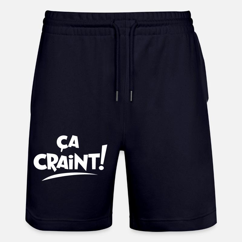 Ça craint! - Short de jogging bio TRAINER Stanley/Stella unisexe - marine foncé