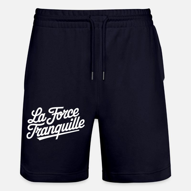 La force tranquille - Short de jogging bio TRAINER Stanley/Stella unisexe - marine foncé