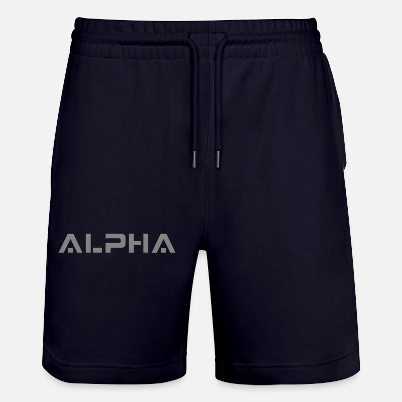 Alpha - Short de jogging bio TRAINER Stanley/Stella unisexe - marine foncé