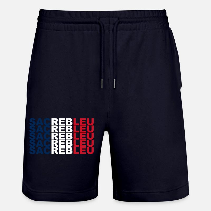 Sacrebleu - Short de jogging bio TRAINER Stanley/Stella unisexe - marine foncé
