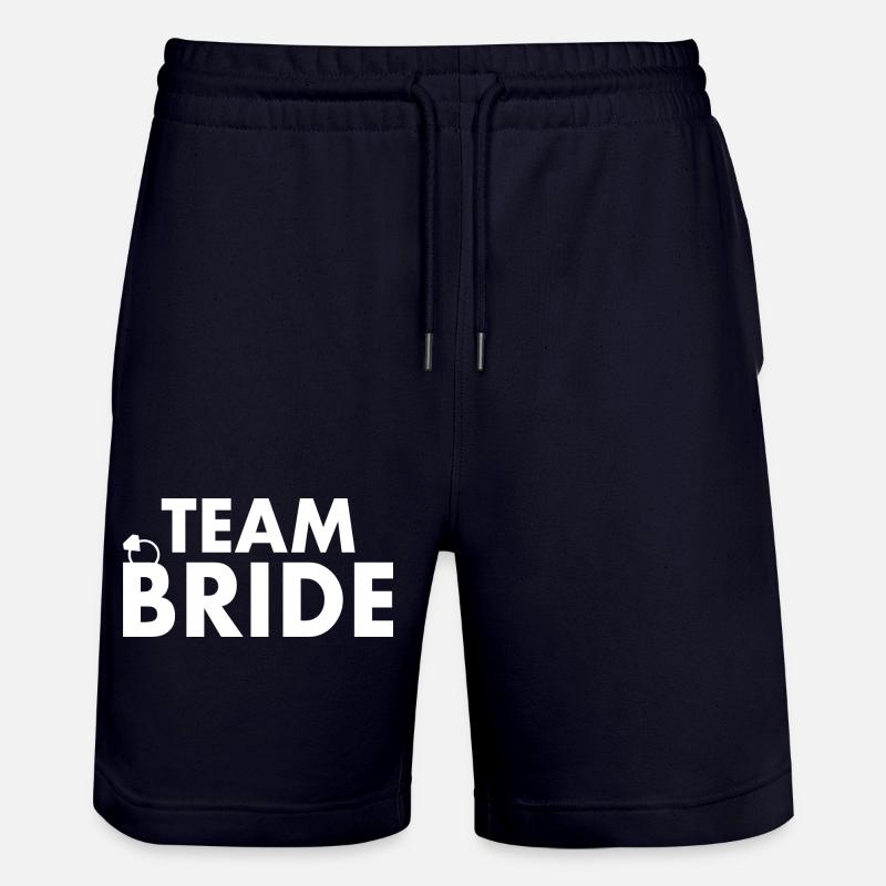 Team bride - Stanley/Stella Unisex Bio Joggingshorts Trainer  - Dark navy