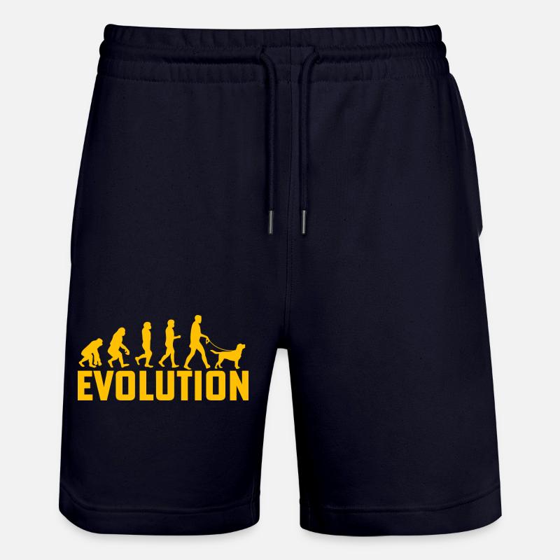 Évolution du Labrador - Short de jogging bio TRAINER Stanley/Stella unisexe - marine foncé
