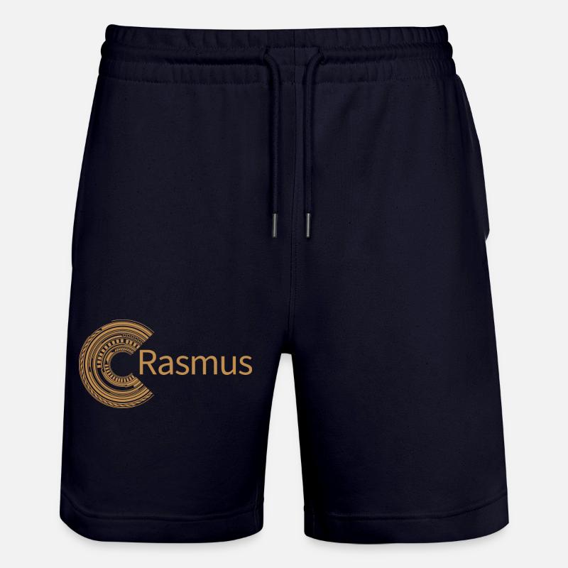 For Rasmus - Stanley/Stella Trainer Unisex Organic Jogging Shorts - dark navy