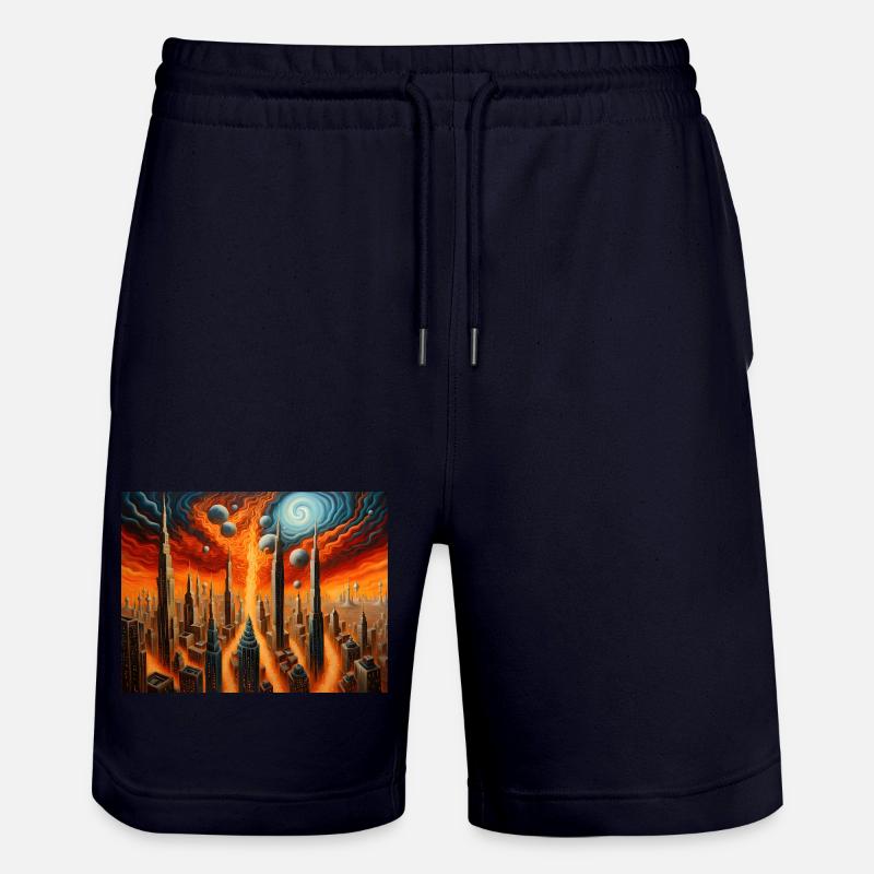 Fureur de la nature #9 - Short de jogging bio TRAINER Stanley/Stella unisexe - marine foncé