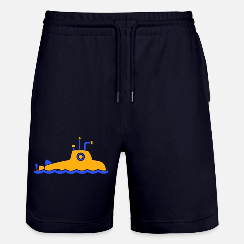 Plongée de surface sous-marine - Short de jogging bio TRAINER Stanley/Stella unisexe - marine foncé